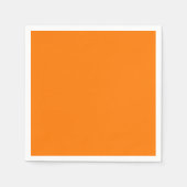 Sicherheit Orangefarbene Farbe Serviette (Vorderseite)