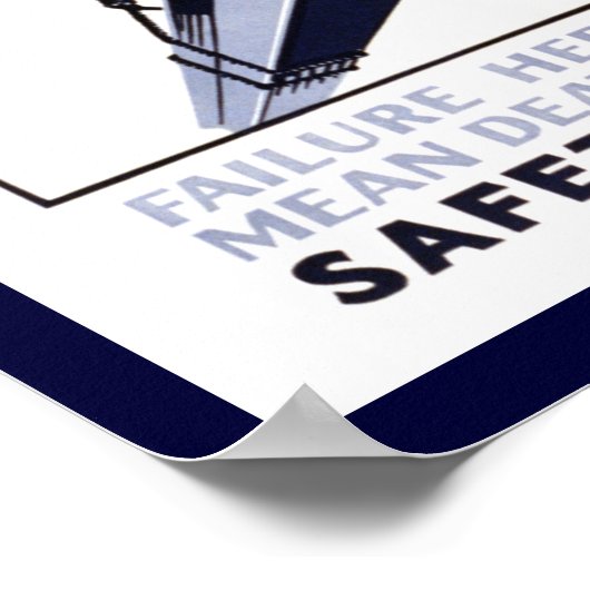 Sicherheit Poster (Ecke)