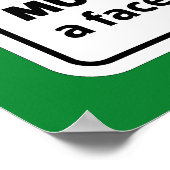 Sicherheit Poster (Ecke)