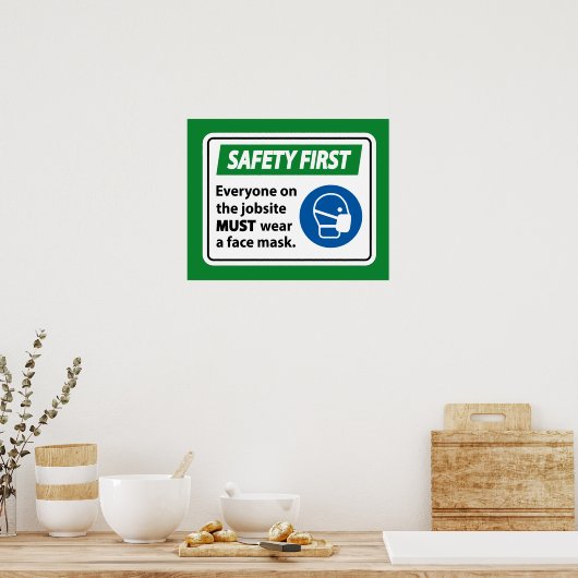 Sicherheit Poster (Küche)