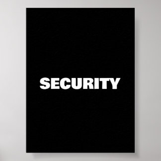 Sicherheit Poster
