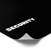 Sicherheit Poster (Ecke)