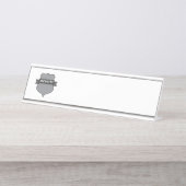 Sicherheit Schreibtischnamensplakette (Vorderseite )