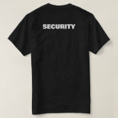 Sicherheit T-Shirt (Design Rückseite)