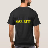 Sicherheit T-Shirt (Rückseite)