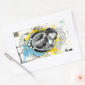 Sicherheit über Freiheit Rechteckiger Aufkleber (Umschlag)