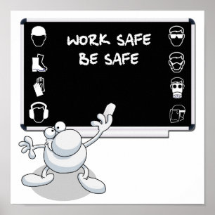 Sicherheit und Gesundheitsschutz Poster