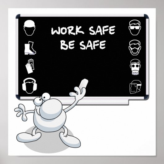 Sicherheit und Gesundheitsschutz Poster (Vorne)