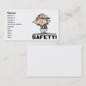 Sicherheit Visitenkarte (Vorne/Hinten)