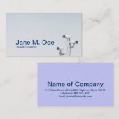 Sicherheit Visitenkarte (Vorne/Hinten)