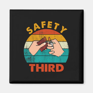 Sicherheit von Feuerwerkskörpern Magnet