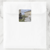 Sicherheit von Seeposten Quadratischer Aufkleber (Tasche)