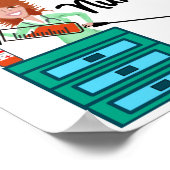 Sicherheit Vorsicht bei der Anwendung Ihres Kranke Poster (Ecke)