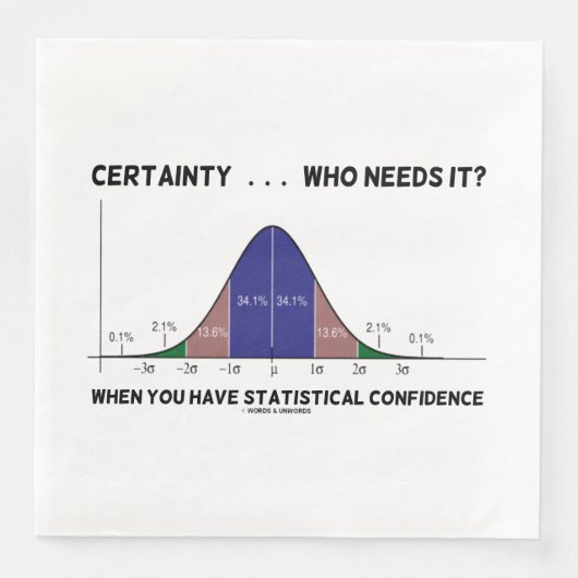 Sicherheit ... Wer braucht es? Wenn Sie einen Staa Serviette (Vorderseite)