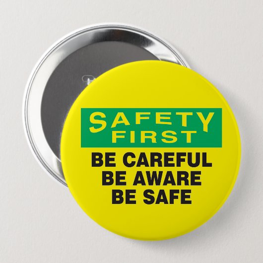 Sicherheit zuerst aufmerksam machen button (Vorne & Hinten)