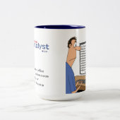 Sicherheits-Analytiker nimmt die Job zu ernst - Zweifarbige Tasse (Mittel)