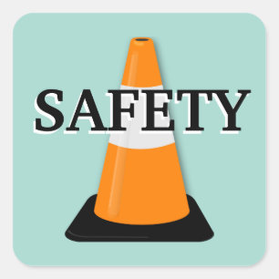 Sicherheits-Aufkleber Quadratischer Aufkleber