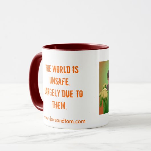 Sicherheits-Aussenseiter: SVI Internet-Comedyserie Tasse (Vorderseite Links)