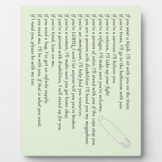 Sicherheits-Bürgschaft Fotoplatte (Vorderseite)