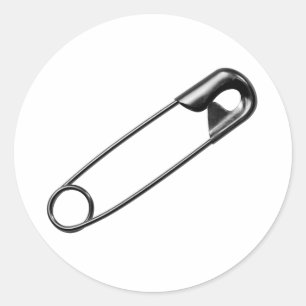 Sicherheits-Button-Aufkleber groß Runder Aufkleber