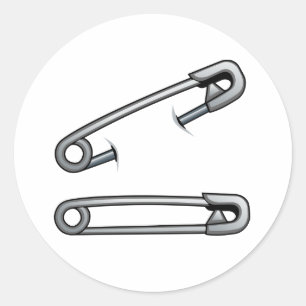 Sicherheits-Button-Aufkleber Runder Aufkleber