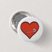 Sicherheits-Button-Herzknopf Button (Vorne & Hinten)