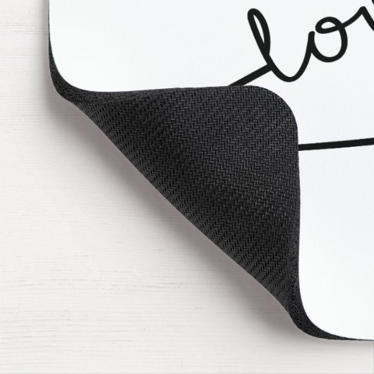 Sicherheits-Button LIEBE Mousepad (Ecke)