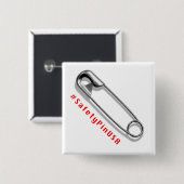 "Sicherheits-Button USA-Kampagnen-" Knopf Button (Vorne & Hinten)