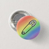 Sicherheits-Buttonregenbogen Button (Vorne & Hinten)