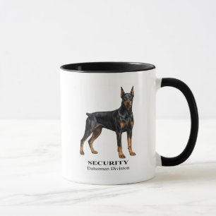 Sicherheits-Dobermann-Abteilung Tasse