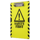 Sicherheits-erster Wirtschaftsprüfer Klemmbrett (Links)
