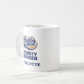 Sicherheits-Manager-personalisiertes Kaffeetasse (Vorderseite Links)