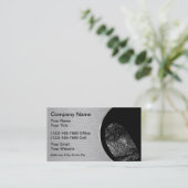 Sicherheits-Schutz-Visitenkarten Visitenkarte (Stehend Vorderseite)