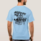 Sicherheits-Sicherheit T-Shirt (Rückseite)
