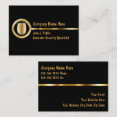 Sicherheits-Spezialisten-Visitenkarten Visitenkarte (Vorne/Hinten)