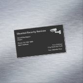 Sicherheits- und Überwachungsdienste Magnetische Visitenkarte (Beispiel)