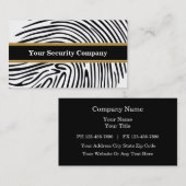Sicherheits-Visitenkarten Visitenkarte (Vorne/Hinten)