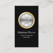 Sicherheits-Visitenkarten Visitenkarte (Vorderseite)