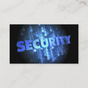 Sicherheits-Visitenkarten Visitenkarte