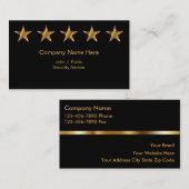 Sicherheits-Visitenkarten Visitenkarte (Vorne/Hinten)