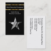 Sicherheits-Visitenkarten Visitenkarte (Vorne/Hinten)