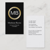 Sicherheits-Visitenkarten Visitenkarte (Vorne/Hinten)