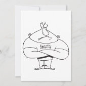 Sicherheitsabzeichen Einladung