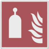 Sicherheitsanzeige für die Remote-Freigabestation Aufkleber (Vorderseite)