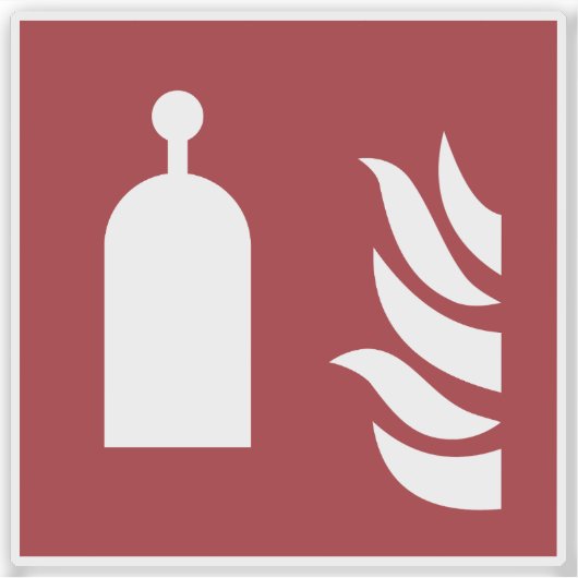 Sicherheitsanzeige für die Remote-Freigabestation Aufkleber (Vorderseite)