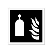 Sicherheitsanzeige für die Remote-Freigabestation Gummistempel (Prägung)