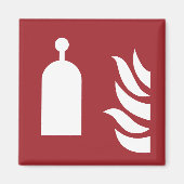 Sicherheitsanzeige für die Remote-Freigabestation Magnet (Vorne)