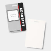 SICHERHEITSAUSWEIS AUSWEIS (Vorder- & Rückseite)