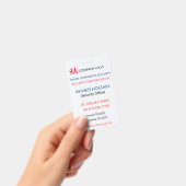 Sicherheitsausweis | Firmenausweis – QR ID Ausweis (Handheld)