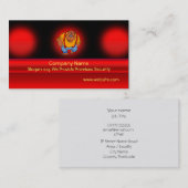 Sicherheitsbärenpforte in Bikörhäuschen Visitenkarte (Vorne/Hinten)